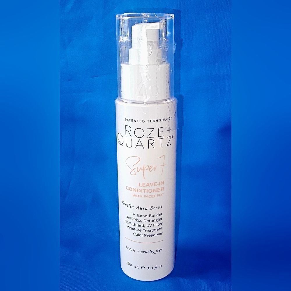 ROZE + QUARTZ Super 7 Leave-In Conditioner NEW Vanilla Aura FULL Sz SEALED 3.3oz